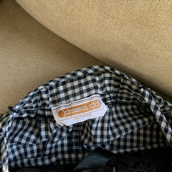 Gingham Black and White Ruffle Skirt - Picture 11 of 17